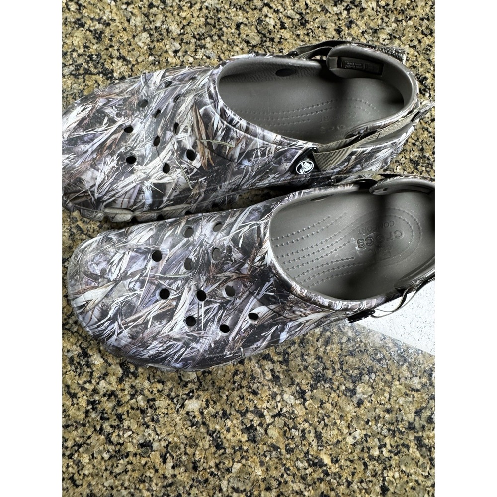 Timber Crocs Off-Road O2 Octane Outdoor Crocs  Men CAMOUFLAGE Adj Size 12 SB22